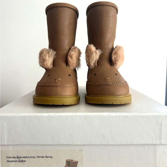 Donsje Amsterdam Brown Bunny Boots - Picture 2 of 4